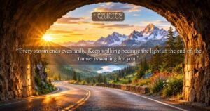 Light at the End of the Tunnel Quotes
