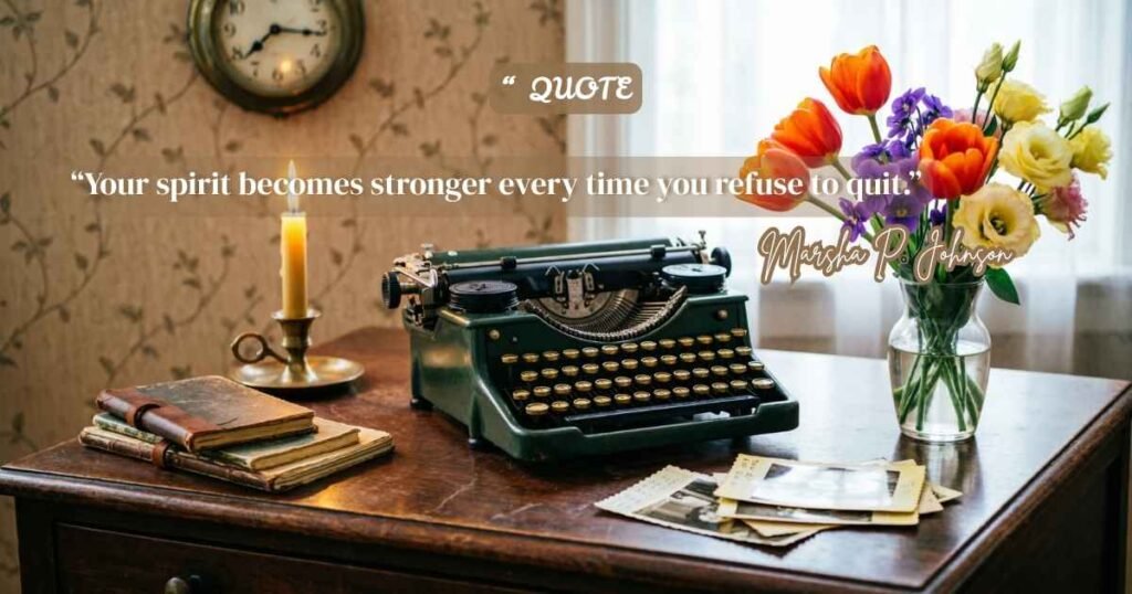 Marsha P. Johnson Quotes on Resilience and Strength