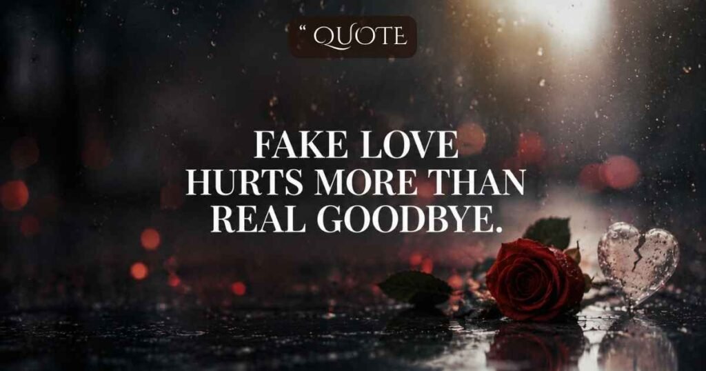 Fake Love Quotes for Friends