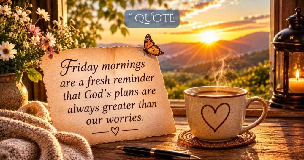 Good Morning Friday Quotes for a Productive Day