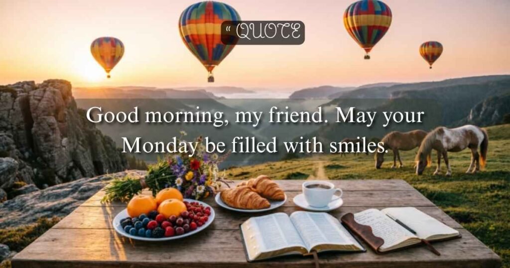 Good Morning Monday Quotes for Friends