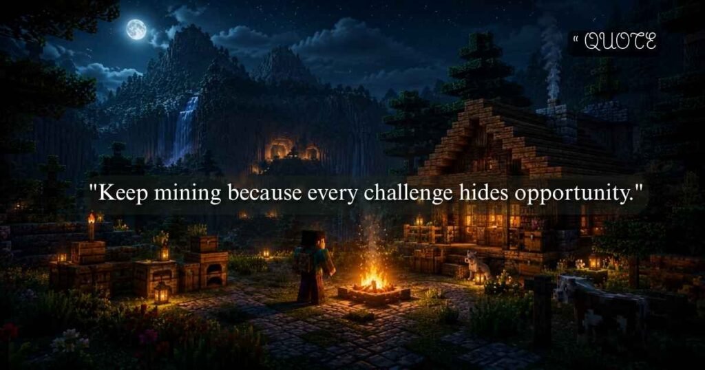 Inspirational Minecraft Quotes About Life