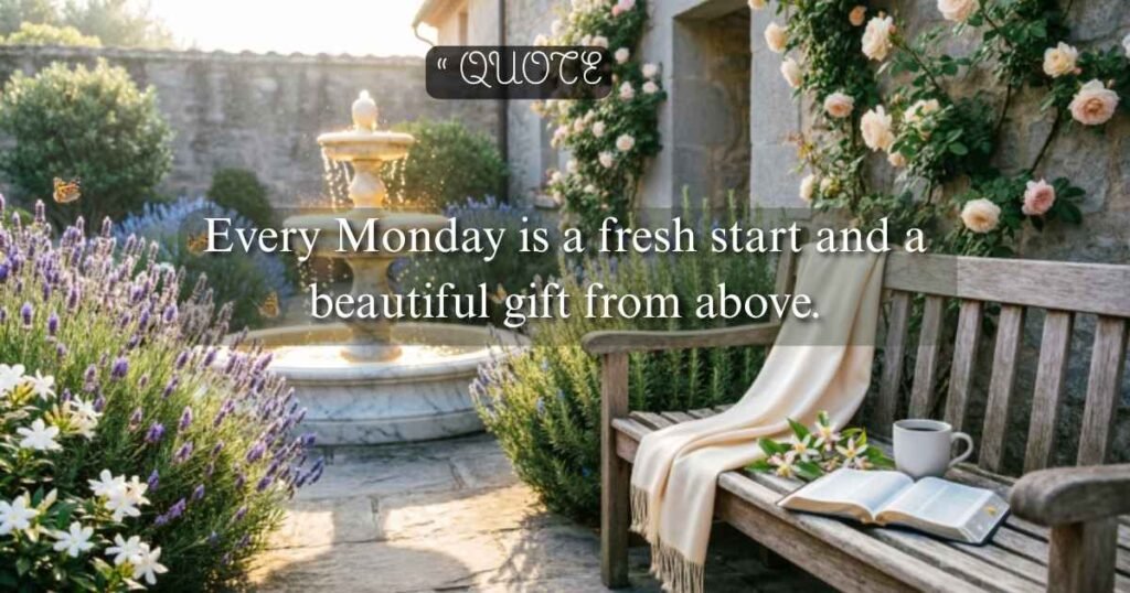 Monday Morning Blessings and Quotes for a Fresh Start