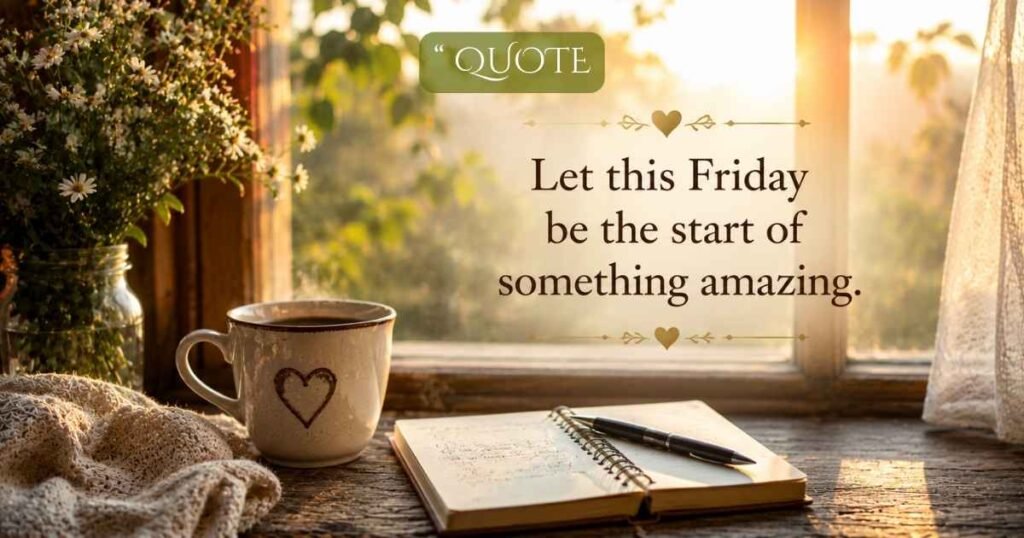 Positive Good Morning Friday Quotes for Motivation