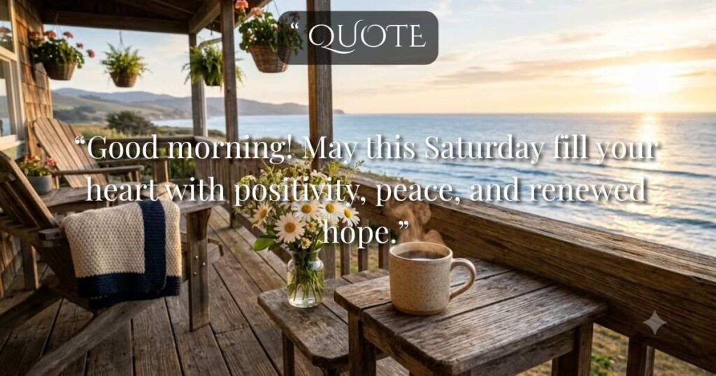 Positive Saturday Morning Blessings and Wishes