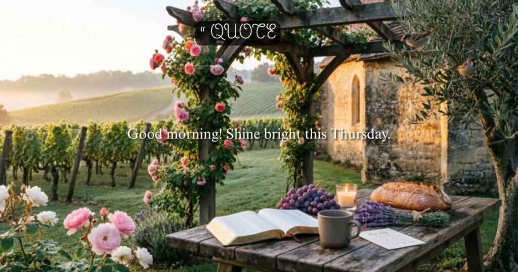 Short Good Morning Thursday Quotes for Social Media