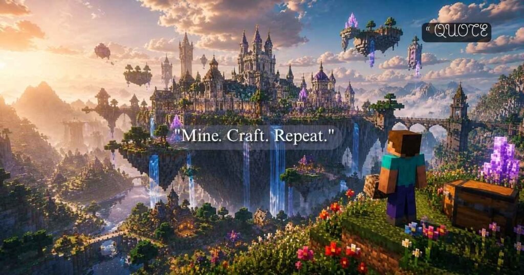 Short Minecraft Quotes for Captions and Bios