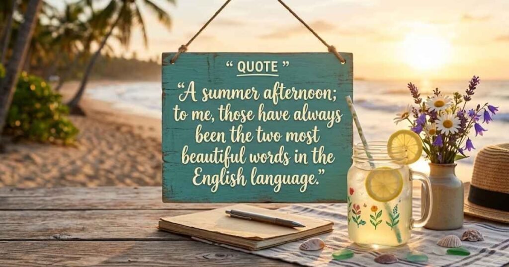 Summer Quotes Inspirational