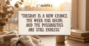 Tuesday Morning Quotes