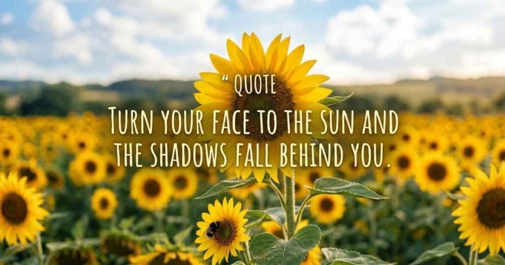 sunflower quotes short