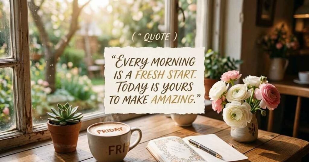 Friday Morning Quotes Positive