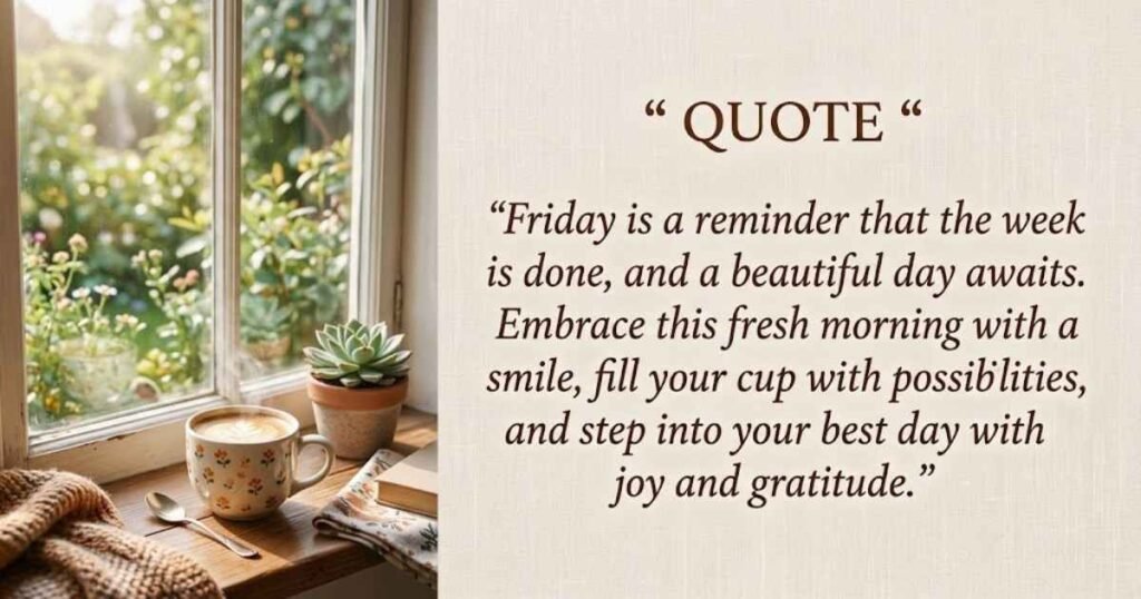Morning Happy Friday Wishes and Quotes
